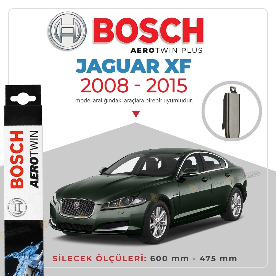 Bosch Aerotwin Jaguar Xf 2008 2015 On Muz Silecek Takimi